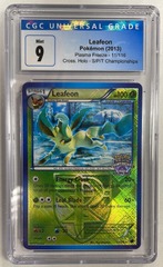 Leafeon - 11/116 - Crosshatch Holo - State/Province/Territory Championships 2013 Promo - CGC 9